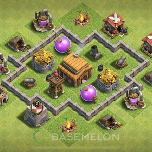 Best TH3 Farm Base Layouts for COC Clash of Clans 2025 