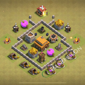 Best TH3 War Base Layouts for COC Clash of Clans 