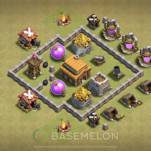 Best TH3 War Base Layouts for COC Clash of Clans 2025 