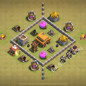 Best TH3 War Base Layouts for COC Clash of Clans 2025 