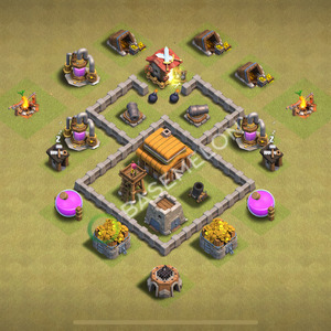 Best TH3 War Base Layouts for COC Clash of Clans 2025 