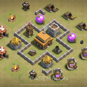 Best TH3 War Base Layouts for COC Clash of Clans 2025 